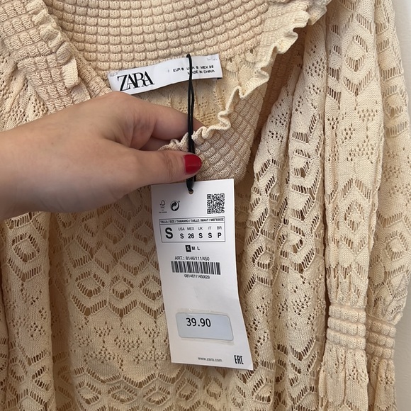 💞Zara Textured Off Shoulder Top - Picture 4 of 4